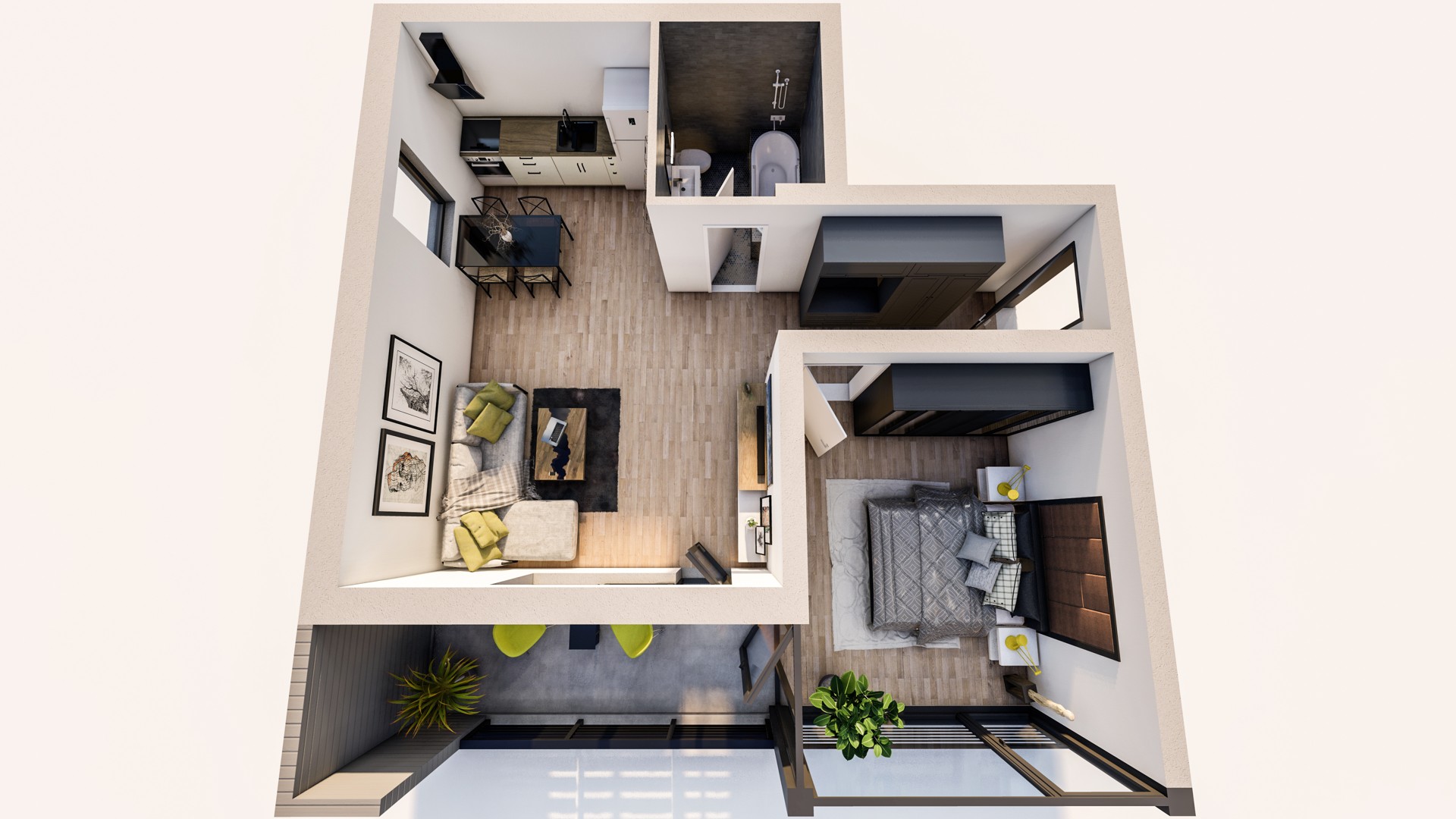 Bloc C1 | Apartamentul E2